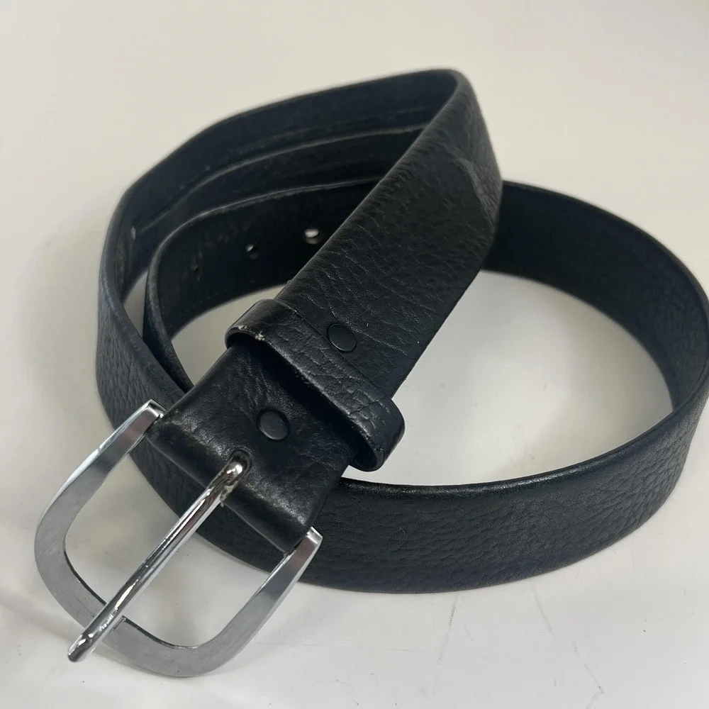 1922 Belt Mens 36 Black Steerhide Leather Hidden Zipper Money‎ Travel Security
